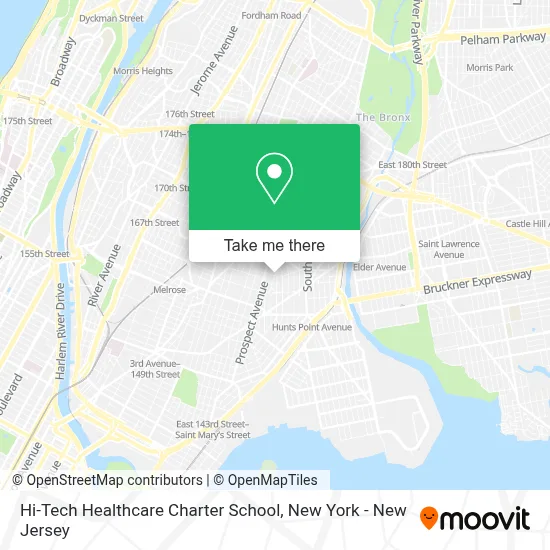 Hi-Tech Healthcare Charter School map