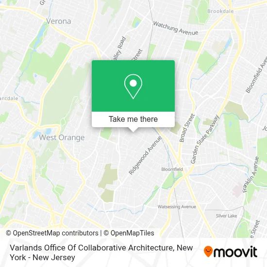 Varlands Office Of Collaborative Architecture map