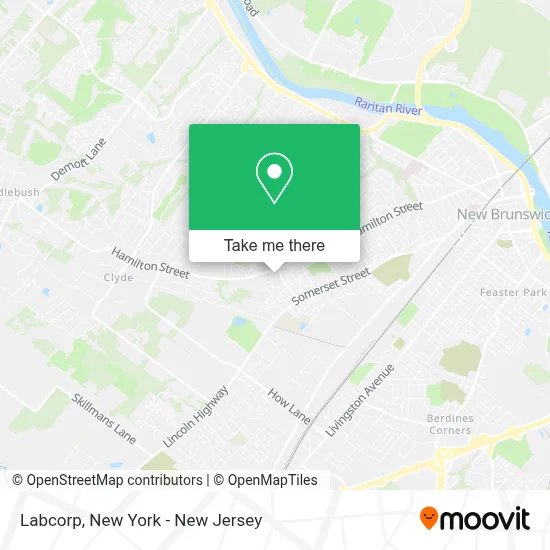 Labcorp map
