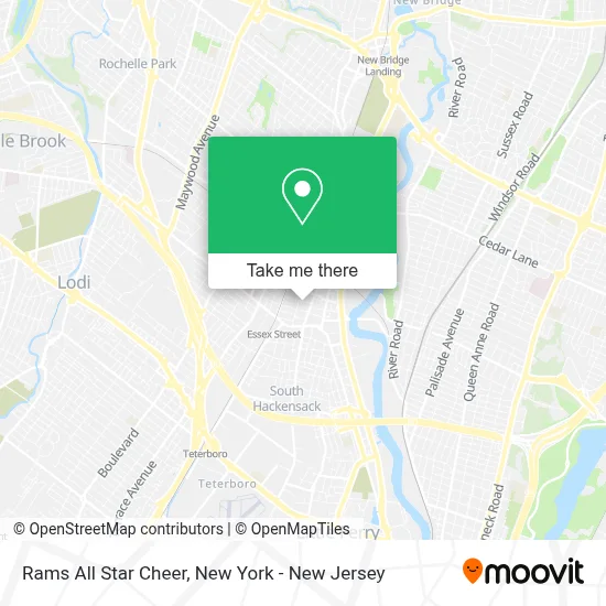 Rams All Star Cheer map