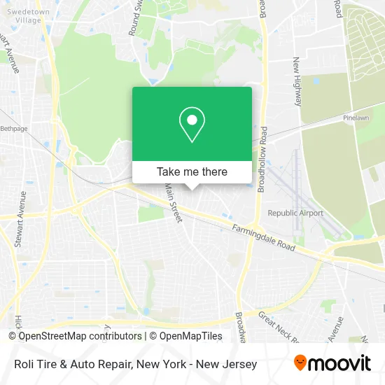 Roli Tire & Auto Repair map