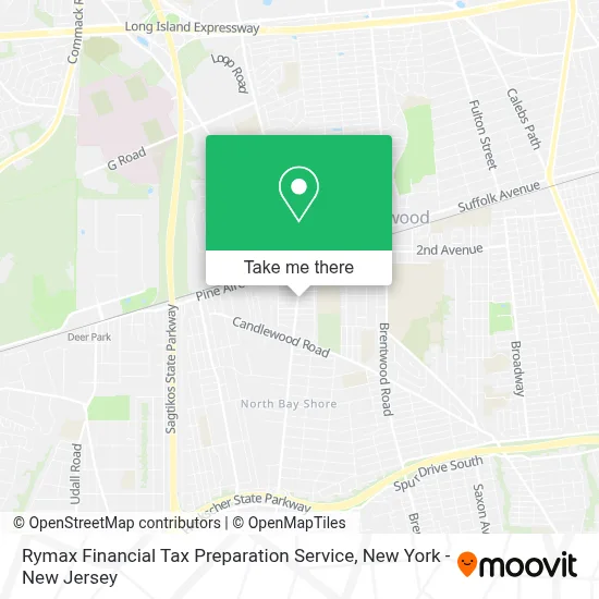 Rymax Financial Tax Preparation Service map