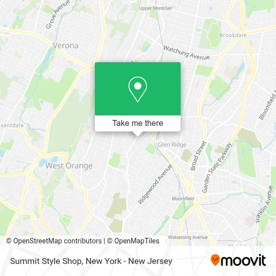Summit Style Shop map