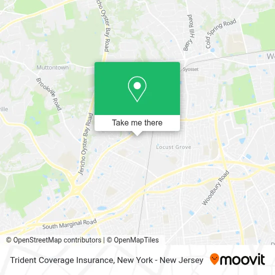 Trident Coverage Insurance map