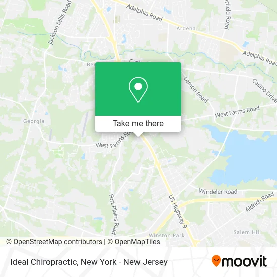 Ideal Chiropractic map
