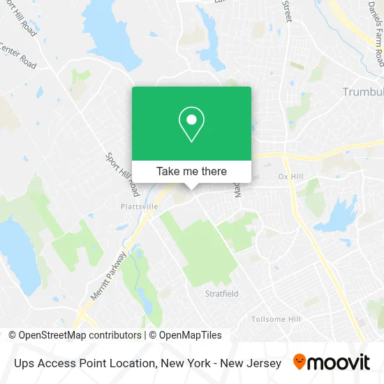 Ups Access Point Location map