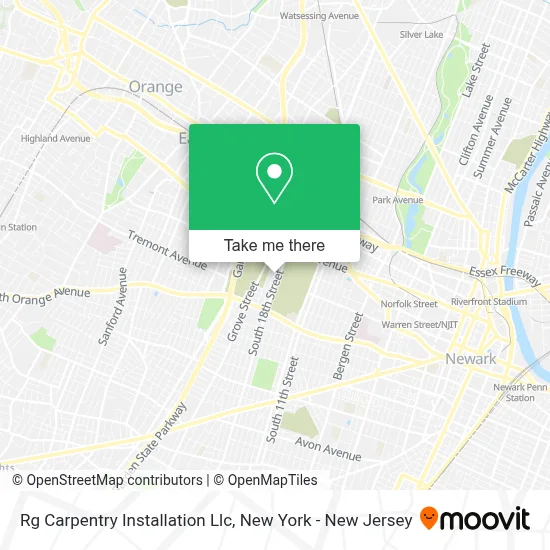 Rg Carpentry Installation Llc map