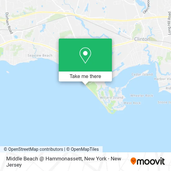 Middle Beach @ Hammonassett map