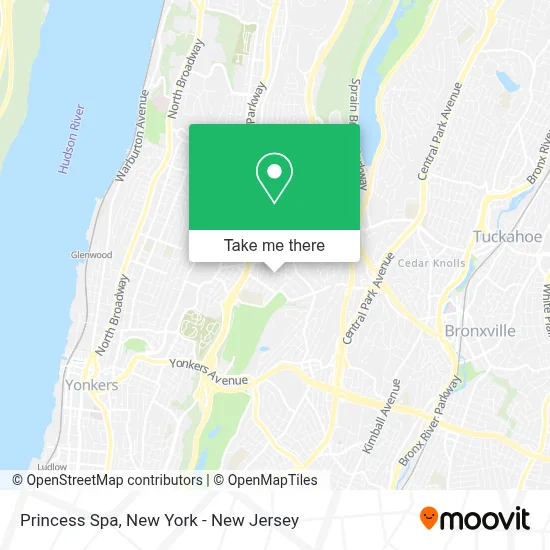 Princess Spa map
