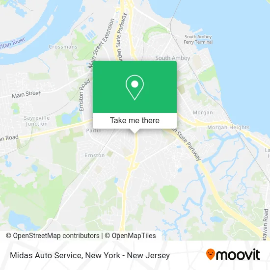 Midas Auto Service map