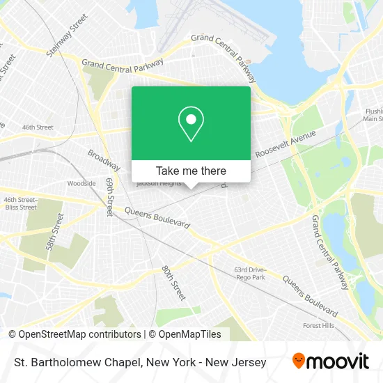 St. Bartholomew Chapel map