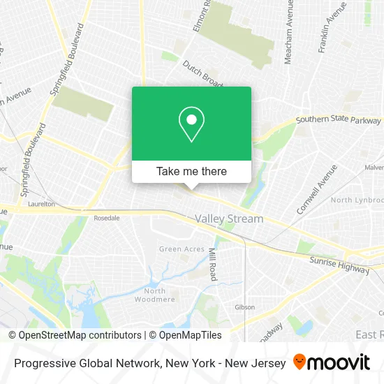 Progressive Global Network map