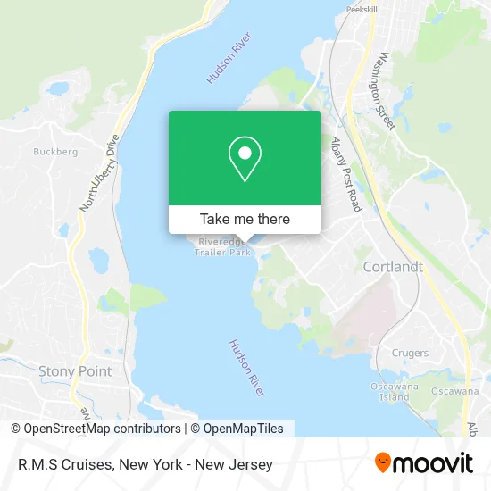 R.M.S Cruises map