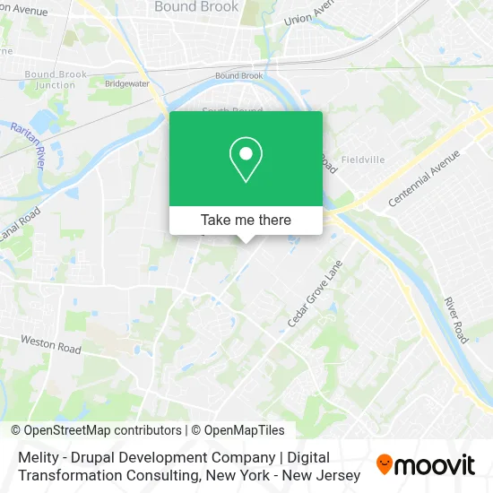Melity - Drupal Development Company | Digital Transformation Consulting map