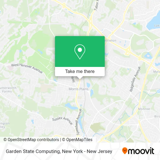 Garden State Computing map