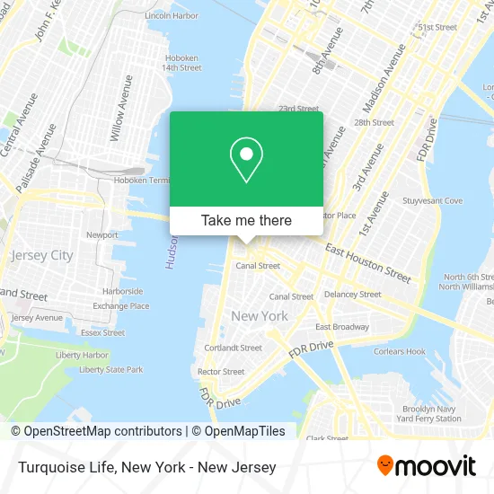 Turquoise Life map