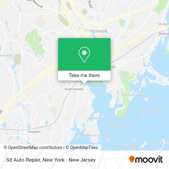 Sd Auto Repair map