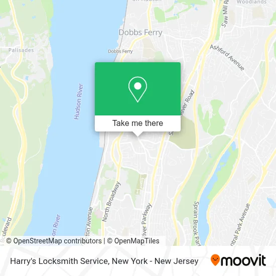 Harry's Locksmith Service map