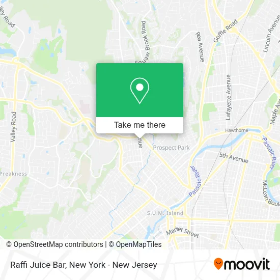Raffi Juice Bar map