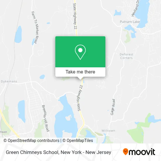 Green Chimneys School map