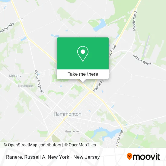 Ranere, Russell A map