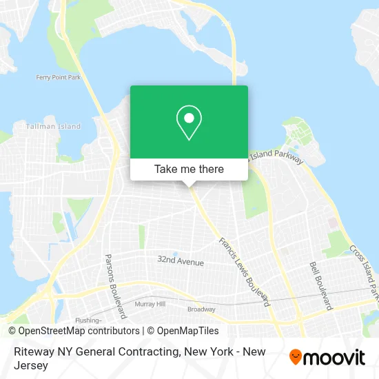 Riteway NY General Contracting map