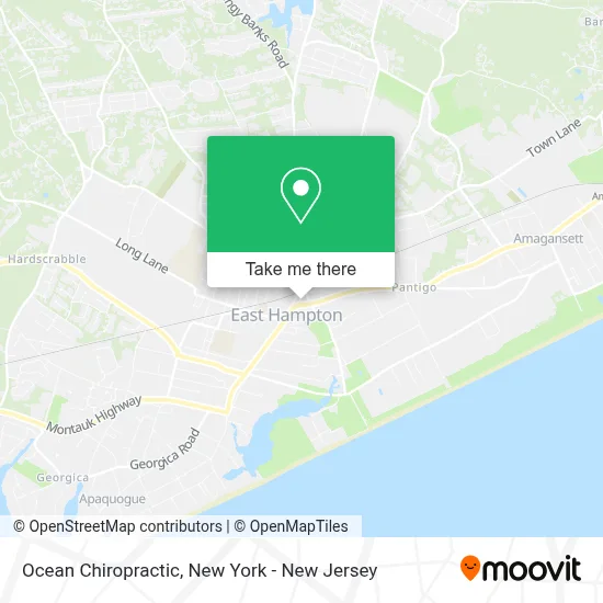Ocean Chiropractic map