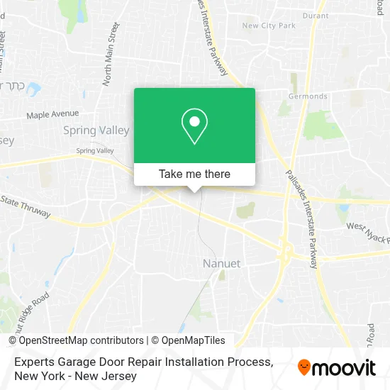 Experts Garage Door Repair Installation Process map