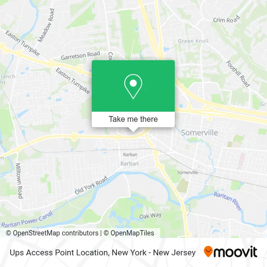 Ups Access Point Location map
