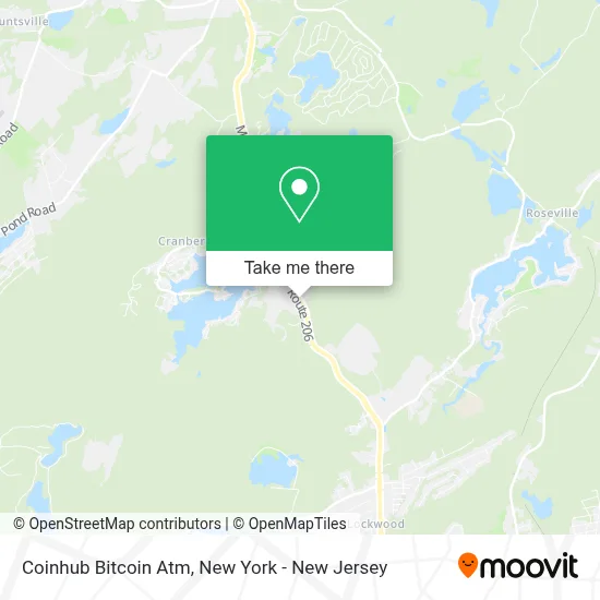 Coinhub Bitcoin Atm map