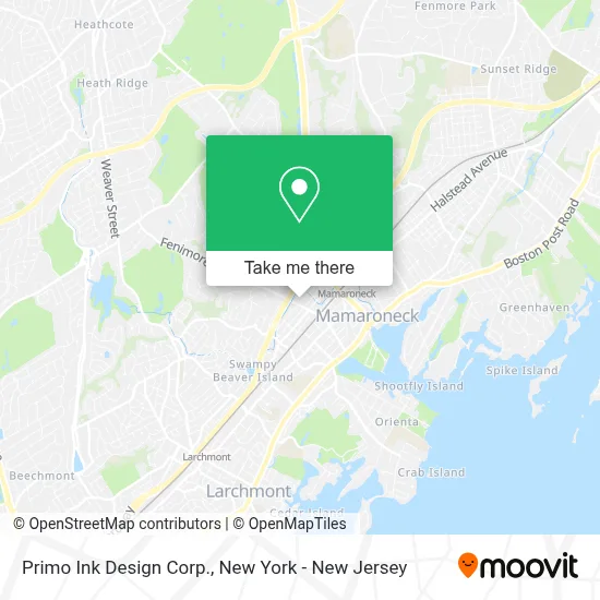Primo Ink Design Corp. map