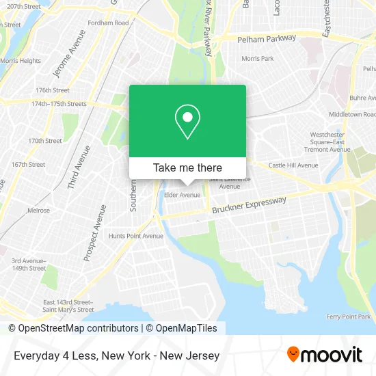 Everyday 4 Less map