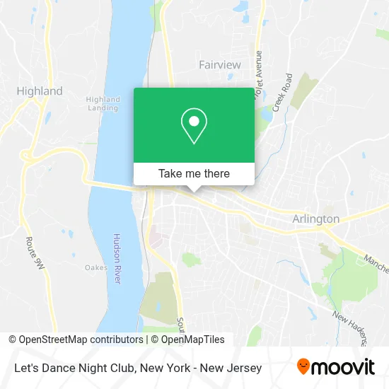 Let's Dance Night Club map