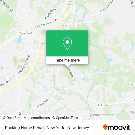 Rocking Horse Rehab map