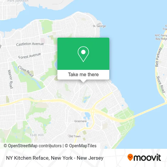 NY Kitchen Reface map