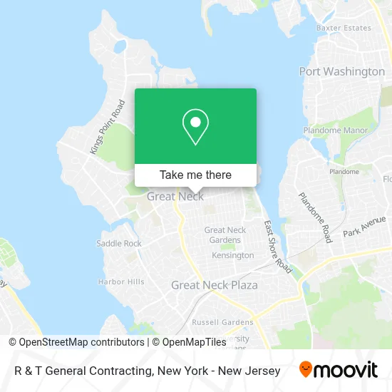 R & T General Contracting map