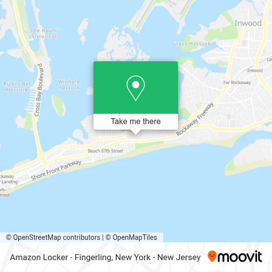 Amazon Locker - Fingerling map