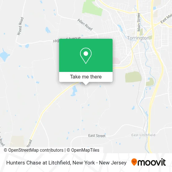 Hunters Chase at Litchfield map