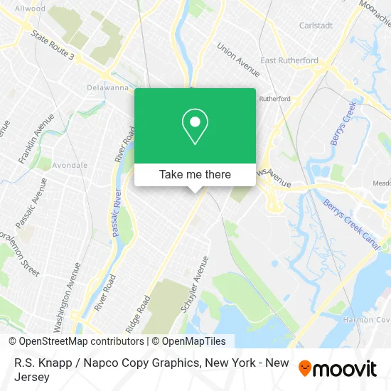 R.S. Knapp / Napco Copy Graphics map