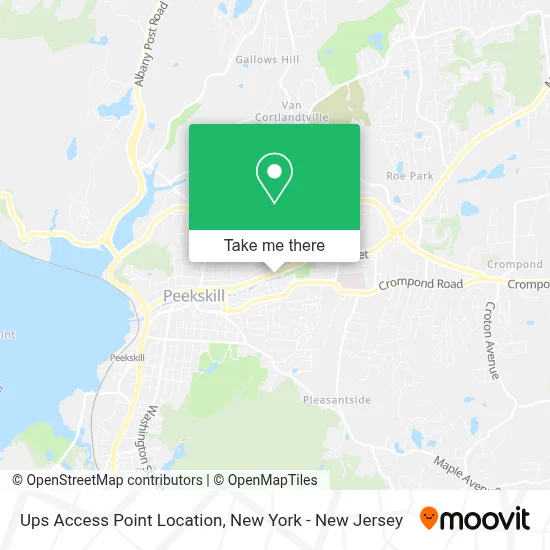 Ups Access Point Location map