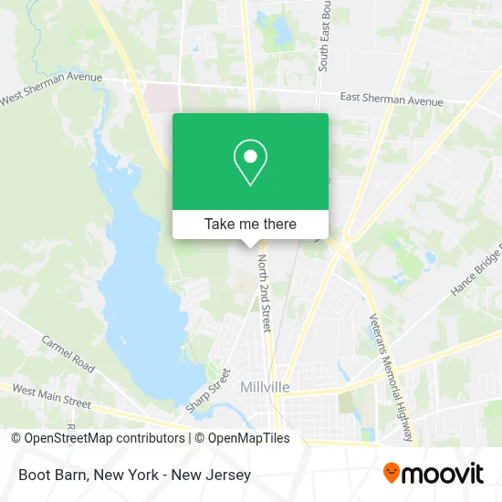 Boot Barn map