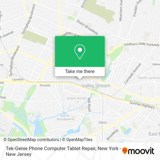 Tek-Genie Phone Computer Tablet Repair map