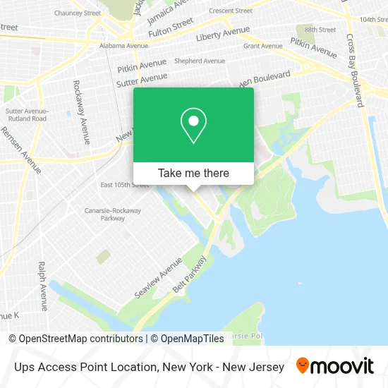 Ups Access Point Location map