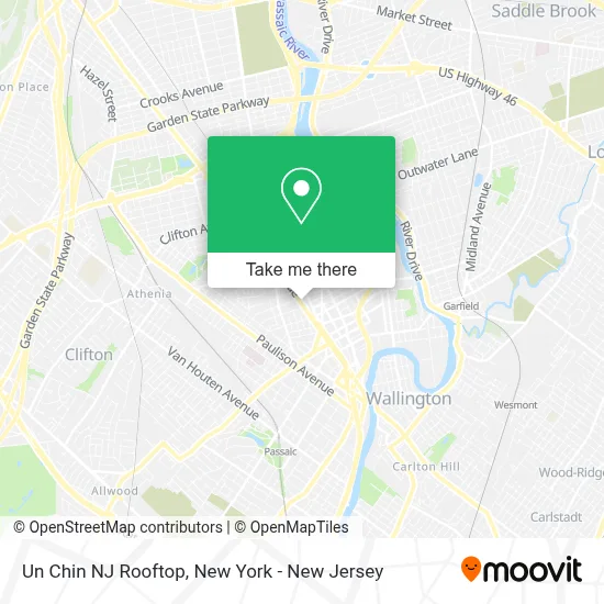 Un Chin NJ Rooftop map