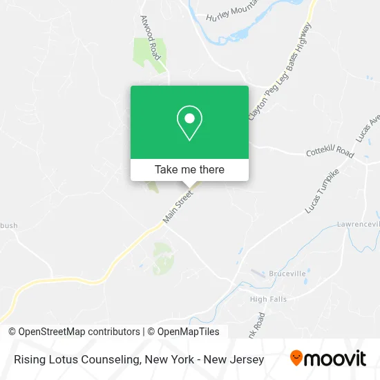 Rising Lotus Counseling map