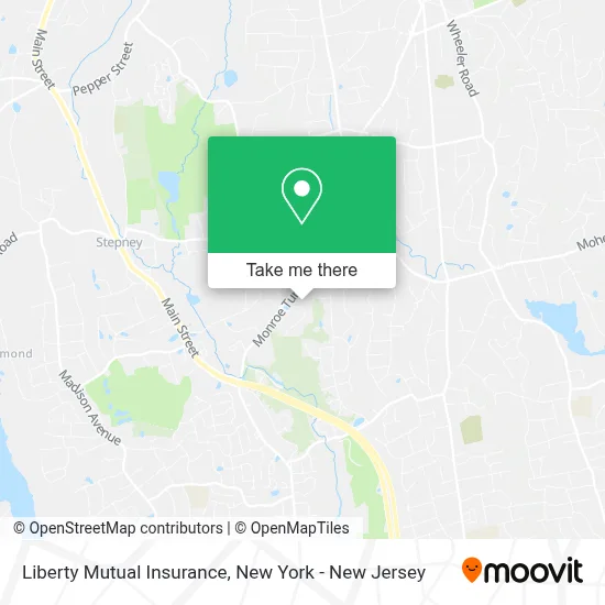 Liberty Mutual Insurance map