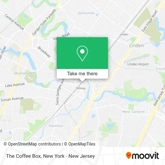 The Coffee Box map