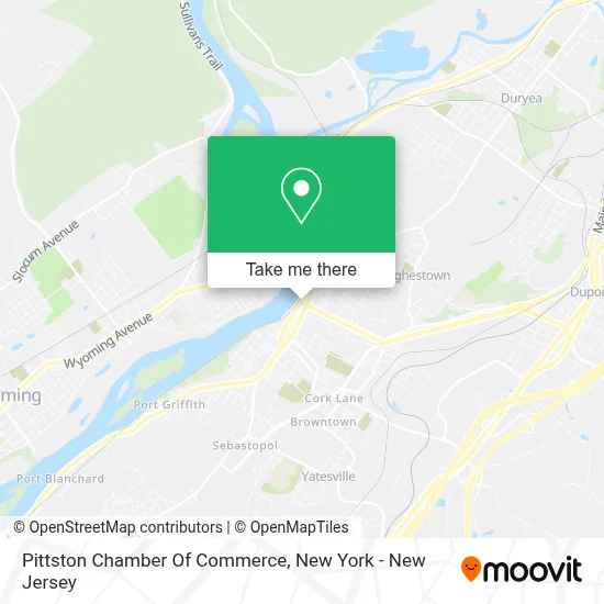 Pittston Chamber Of Commerce map