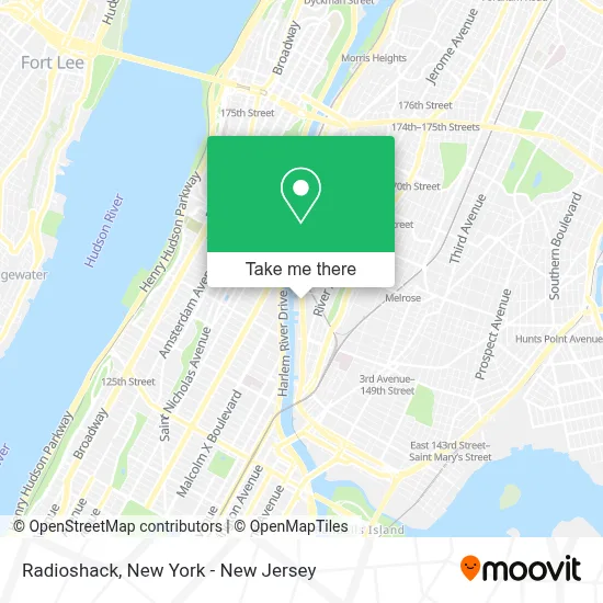 Radioshack map
