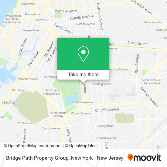 Bridge Path Property Group map